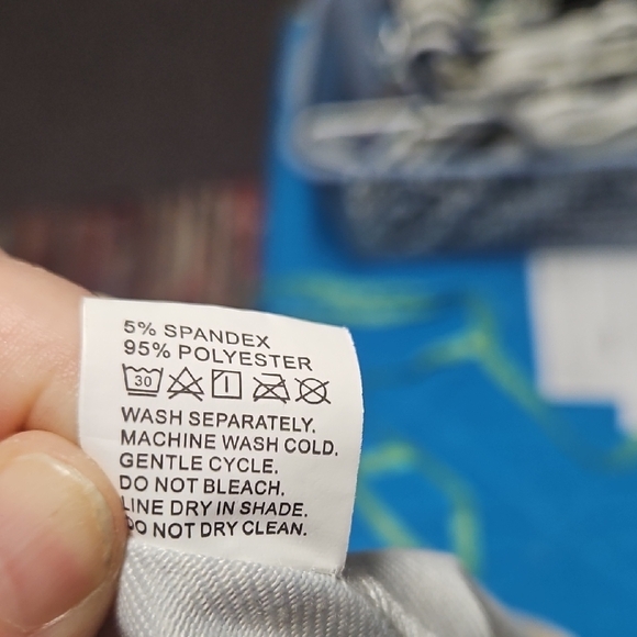 Cream Jean Shorts with Floral and Butterfly Print - Picture 4 of 4